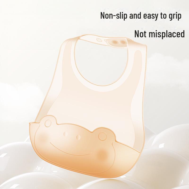 Waterproof Silicone Baby Bib - Portable and Anti-Stain Feeding Pocket