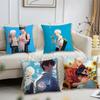 T-The Summer Hikaru Died Anime cushion cover Cushion Room Bedroom Headboard Sofa Living Backrest Nap Time Pillow Case