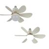 E27 Screw Base Flower-Shaped Fan Lamp Silent Small Standard Version