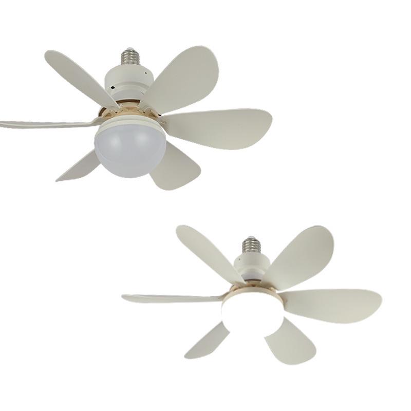 E27 Screw Base Flower-Shaped Fan Lamp Silent Small Standard Version