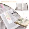 Blank Bookmarks with Clear Bookmark Sleeve Multifunction Paper Book Marks Kit for DIY Craft Wedding Party Birthday Favor Decor