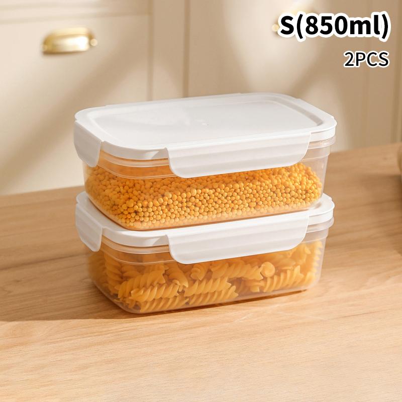 850/1400Ml Transparent Fridge Organizer Food Storage Containers Fresh Vegetable Fruit Refrigerator Storage Box Kitchen Organizer