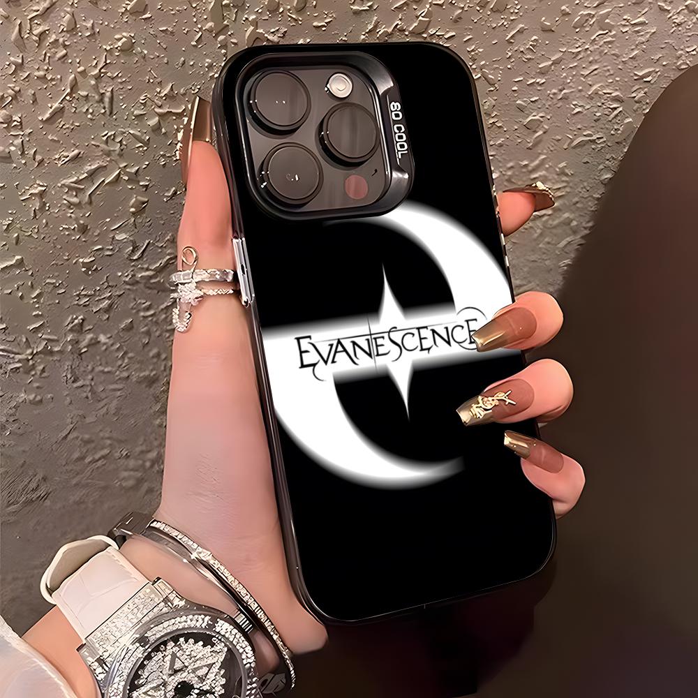 

E-Evanescence A-Amy Lee Phone Case For IPhone17 Air 16 15 14 Plus 13 12 11 Pro XS Max Silver Black Bumper Case iPhone17ProMax