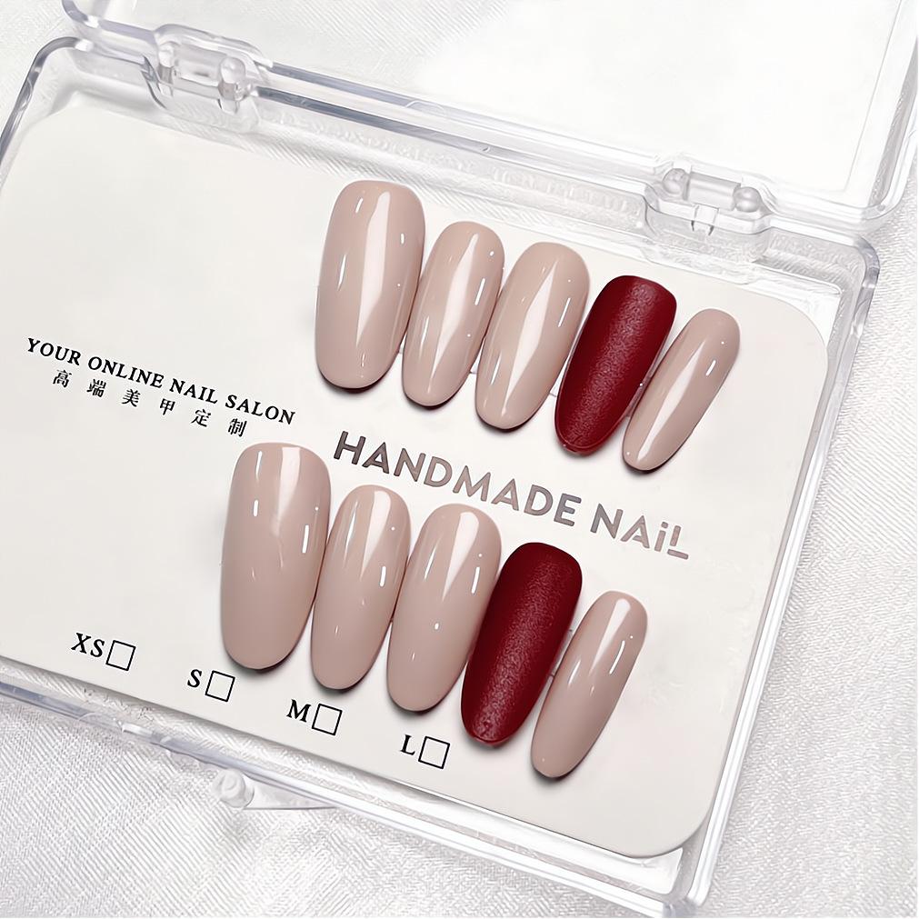 Press On Nails Long Stiletto Glitter Fake Nails Press Ons with Design Reusable Acrylic False Nail Full Cover Glue On Nail Stick On Nail for Women