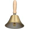 Hand Bell - Hand Call Bell With Brass Solid Wood Handle,very Loud Handbell G