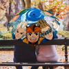 Inazuma Eleven  pattern, automatic folding umbrella, portable and foldable design, 8 ribs, a Christmas or birthday gift.