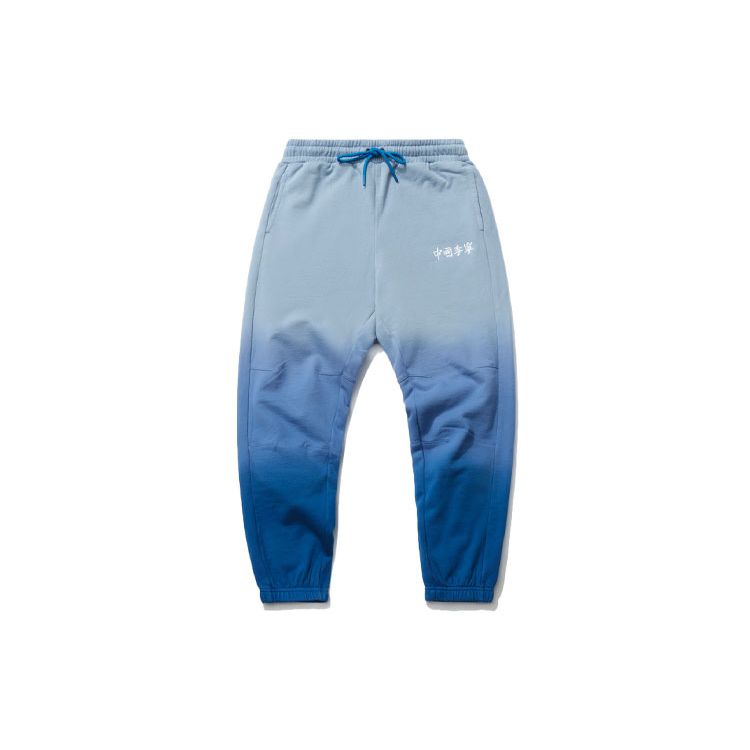 

Li Ning Sports Fashion Series Gradient Color Block свободные спортивные брюки мужские низ синий AKLR211-1 XL