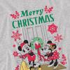 Disney Childrens/Kids Mickey & Minnie Mouse Wreath Christmas Sweatshirt