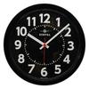 Suntel Wall Clock, Black, Diameter 262 X 40mm, Lightest, Clear Moji Wall Clock, BK (Black) SQ07-BK
