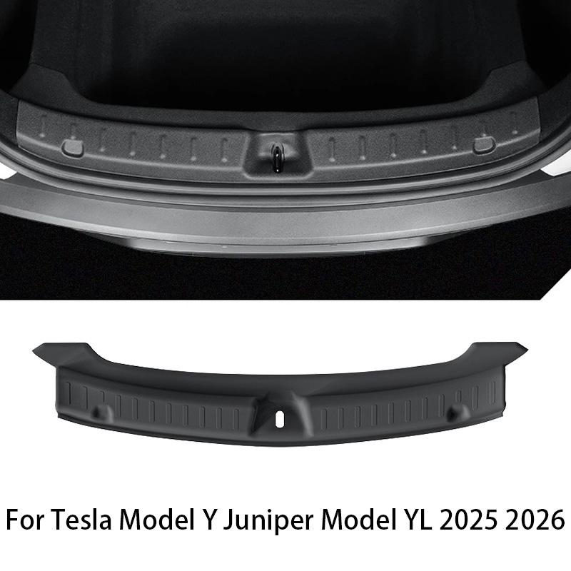 TPE Trunk Threshold Strip For Tesla New Model YL Six Seat 2025 2026 Rear Cargo Door Sill Anti Scratch Protector Mats