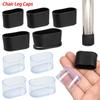 4Pcs Cups Floor Protectors Round Bottom Chair Leg Caps Furniture Feet Silicone Pads Non-Slip Covers