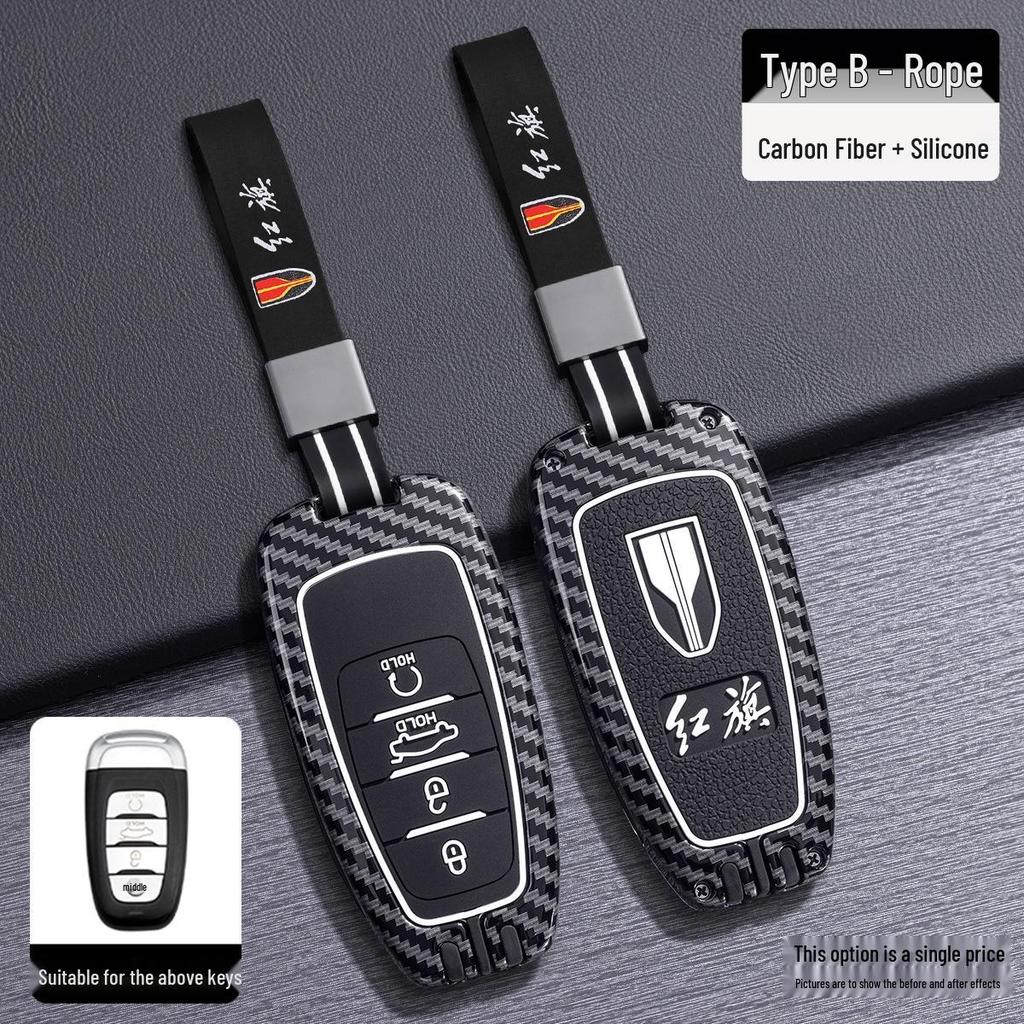 Hongqi H5 H9 E-HS9 2023 Car Key Case Shell for Men & Women