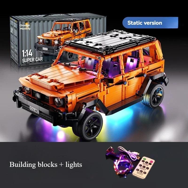 New Technical Professional Line Off Road Car1:14 Building Block Construction Bricks Vehicle Toy Gift for Adult Kid Birthda