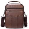 Li Shen Men's Vintage Leather Crossbody Bag