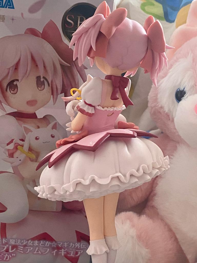 Anime Puella Magi Madoka Magica 17.5cm Kaname Madoka Cartoon Figure PVC Model Desktop Ornaments Children's Toys Holiday Gifts