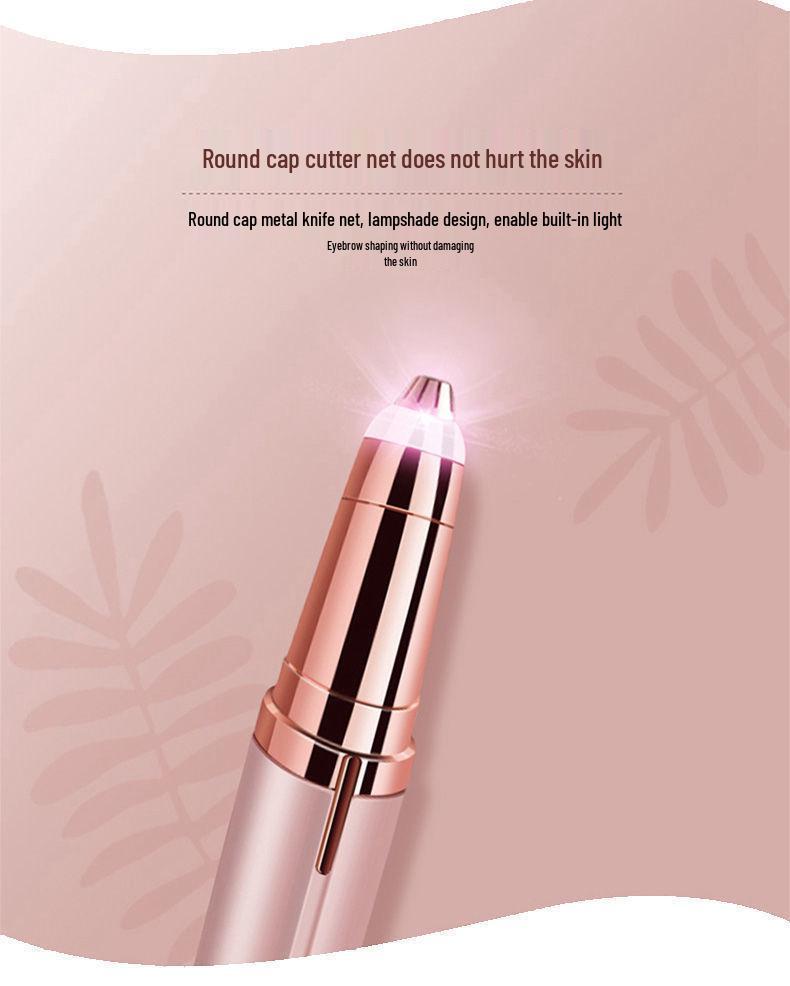 Rechargeable Electric Eyebrow Razor and Lipstick Hair Remover for Girls