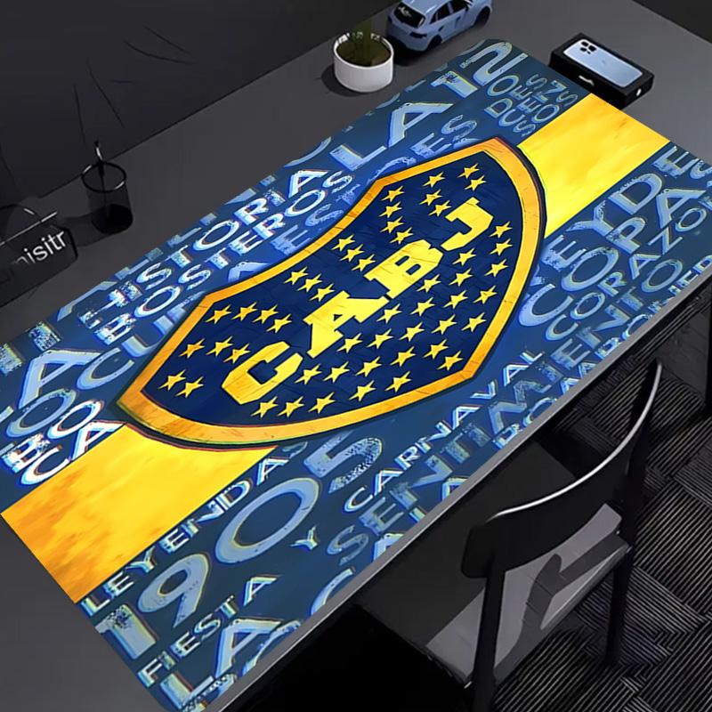 Club Atlético Boca Juniors Mouse Pad - Non-Slip Rubber Base, Smooth Surface for Work,Gaming,Office,And Home Use, Desk Mouse Pad