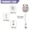 Badge Scroll Retractable, Cute Badge Accessory Suitable for Nurses, Teachers, Students, and Office Staff