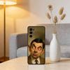 Mr_B-Bean Phone Case For Samsung S25,S24,S21,S22,S23,S30,Ultra,S20,Plus,Fe,Lite,Note,10,Black Cover