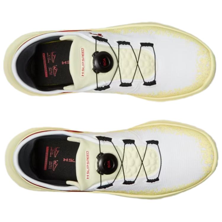 Under Armour SlipSpeed Mega Glow In The Dark Unisex Sneakers Cream White Winter-White 3028722-100