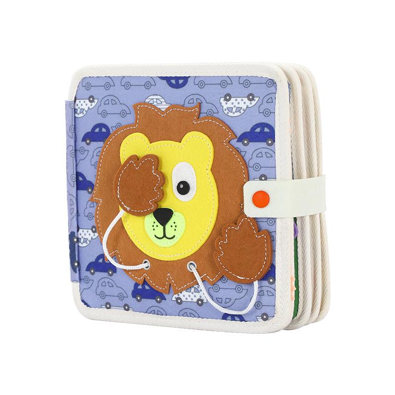 

Фетровая развивающая книжка-игрушка Лев Детская фетровая развивающая доска для малышей Обучающая доска для раннего развития Other; other