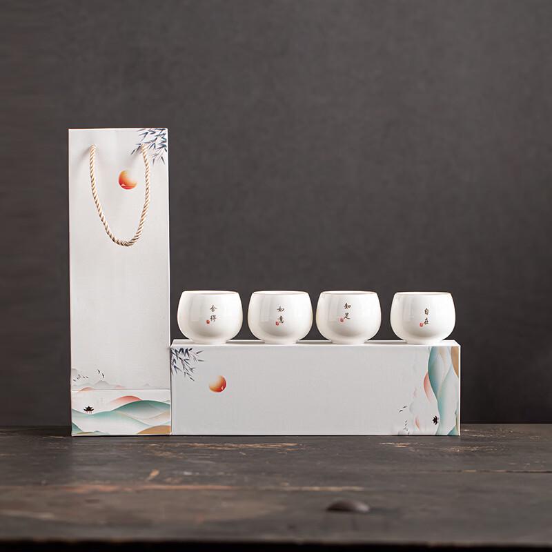 

Suet Jade White Ceramic Tea Master Cup Gift Set