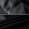 Men Fall Winter Coat Smooth Faux Leather Windproof Stand Collar Long Sleeve