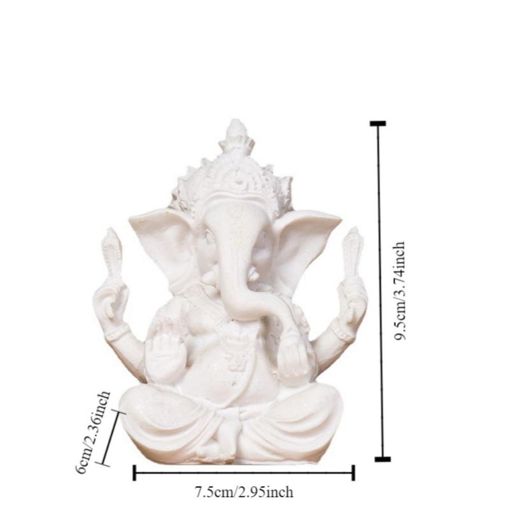 Sitting Meditation Buddhist Figurine Ornament Buddha Elephant Statue  Outdoor Garden