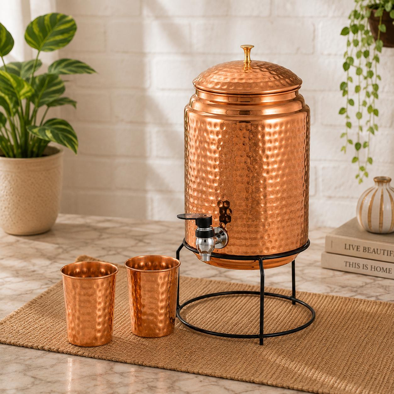 5 Litre Copper Water Dispenser with