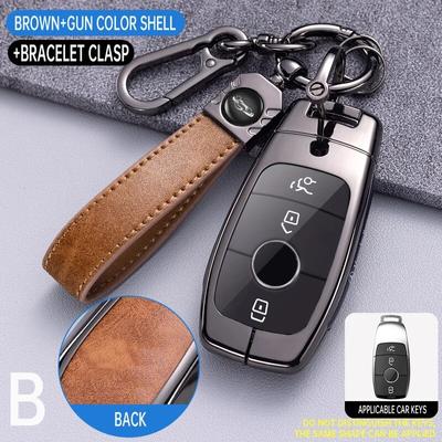 Capa para chave de carro, capa protetora para Mercedes Benz ACESG Classe GLC CLE CLA GLB GLS W177 W205 W213 W222 X167 AMG