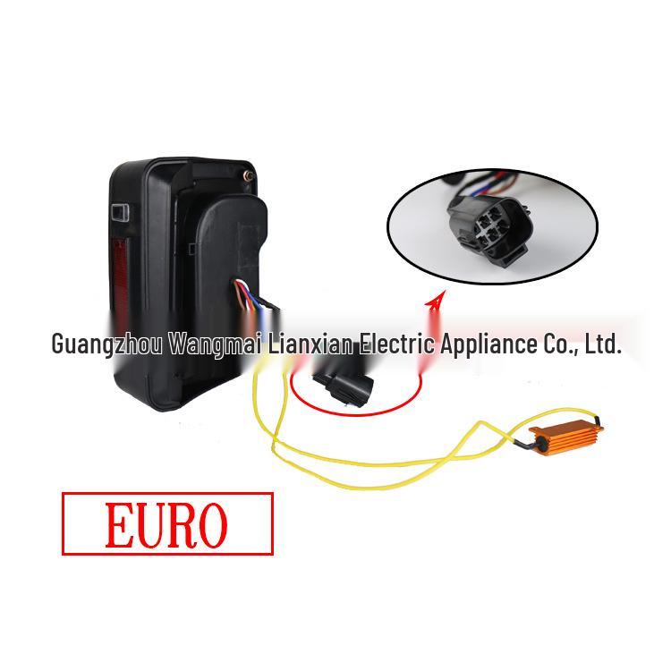 JEEP Wrangler LED Taillight Assembly for First Gen - Universal Fit & Brake Light