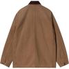 Carhartt WIP Chore Loose Diamond Quilted Square Label Long Sleeve Jacket Men Jacket Brown I035281-00S-3K
