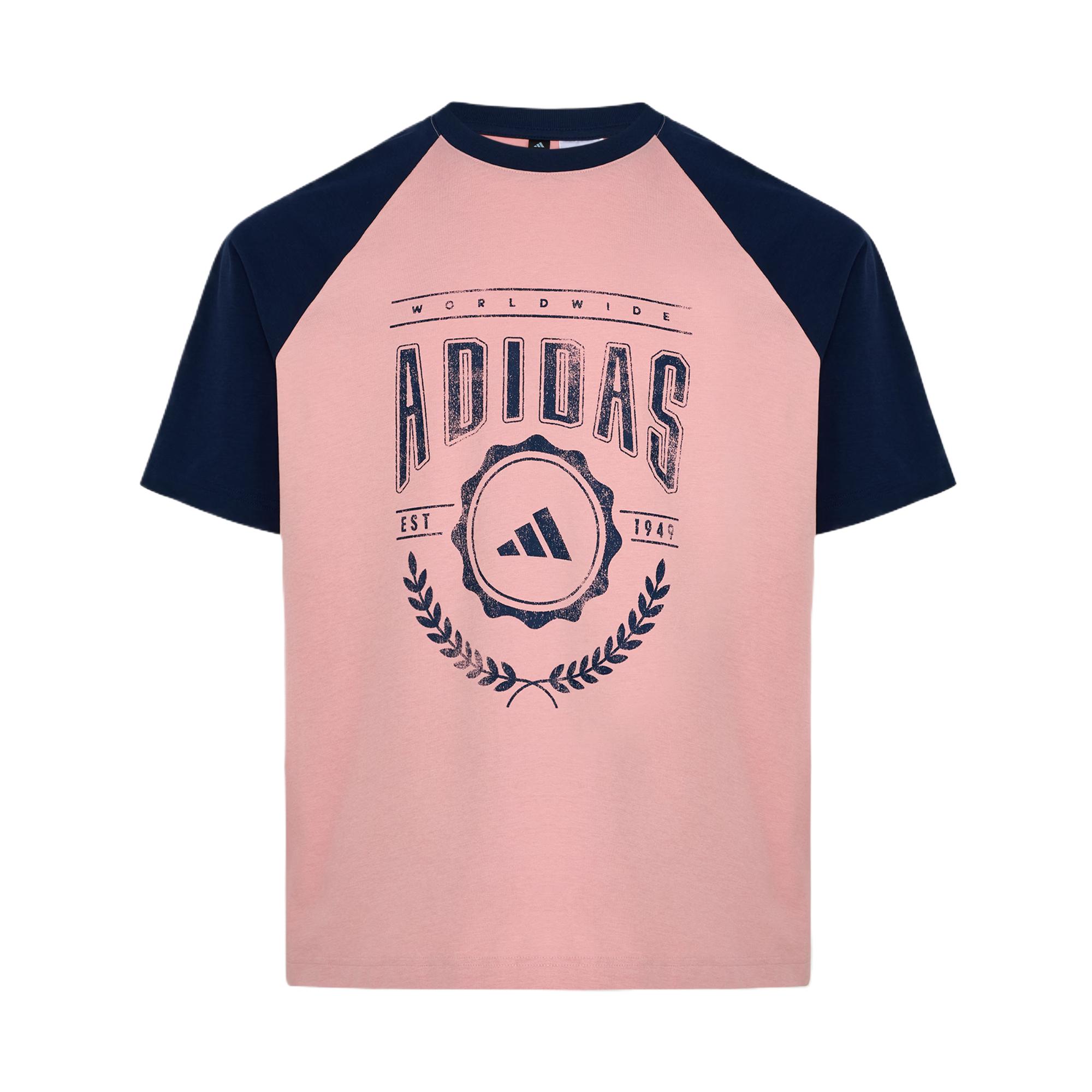 Adidas T Shirts Unisex Miracle Purple Pink Crew Neck KY8465 2XL