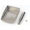 Compact Stainless Steel Sand Sifter Filtering Scooper For Coastal Exploration Ergonomic Shell Digging Tool Wet Dry Sand