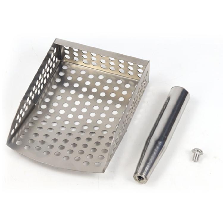 Compact Stainless Steel Sand Sifter Filtering Scooper For Coastal Exploration Ergonomic Shell Digging Tool Wet Dry Sand