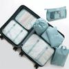 8 PCS/Set Polyester Travel Storage Bag Set Suitcase Organizer  Clothes/Shoes/Cosmetics