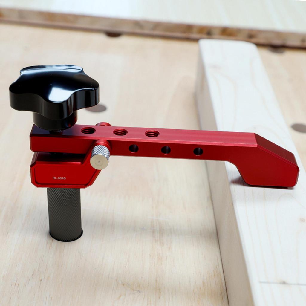 Adjustable Clamp Adjustable Tabletop Press Clamp Quick Cabinet Door Positioning Guide For Wood Grinding Workbench Crafting