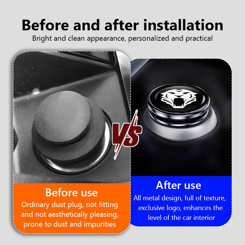AEV5 Universal Car Cigarette Lighter Dust Proof Cover Cap Accessories For KIA Sportage Rio Ceed Niro Soul Stonic Picanto Proceed