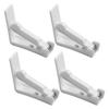 4Pcs Transparent Non-Slip Plastic Tablecloth Clips for Securing Table Cover During Party Picnic Wedding Household Dining Events