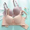 Breathable Thick and Thin Beautiful Back Plus Size Underwear Without Steel Ring Push Up Bra