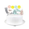 Korean Style Cute Pet Birthday Cake Topper Set for Dogs & Cats - Novelty Festival Decoration Outfit