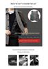 Men's Winter Double-Sided Wool Coat with Detachable Down Liner - Casual Windbreaker Jacket for Middle-Aged Dads