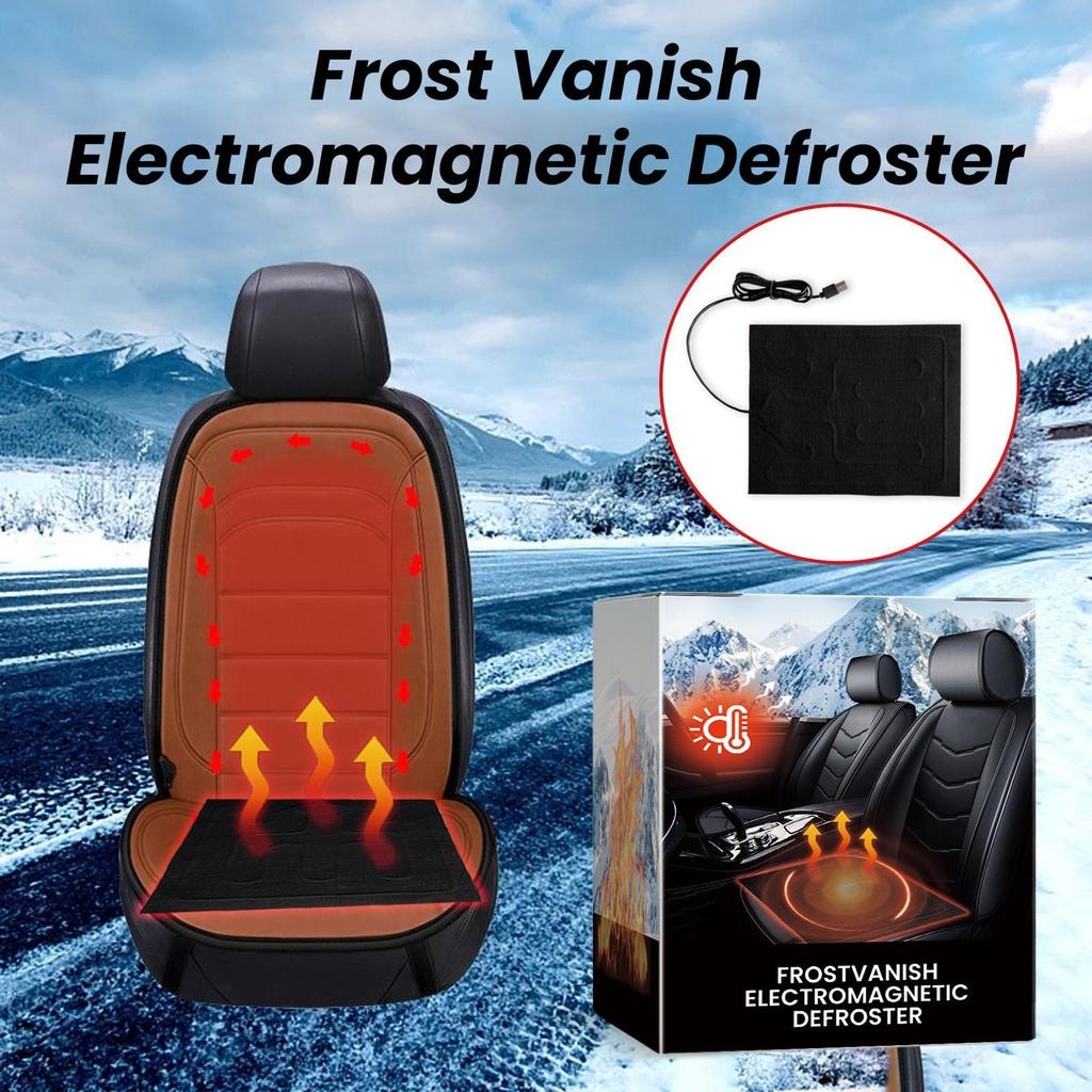 Car Defroster Heating Pad Compact Cold Weather Auto Windshield Snow Ice Remover Heater For Truck Sedan Minivan Morning Routine