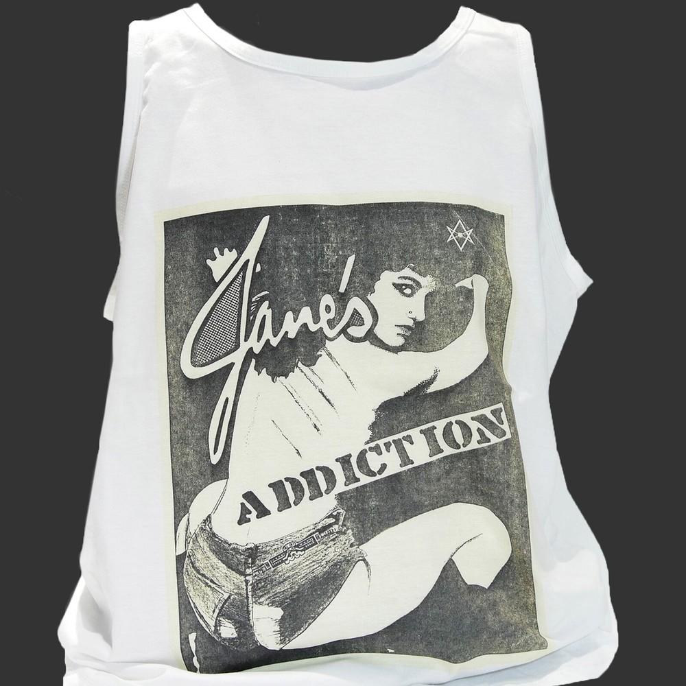 

Jane s Addiction Metal Punk Rock T-SHIRT vest top unisex white S-4XL M
