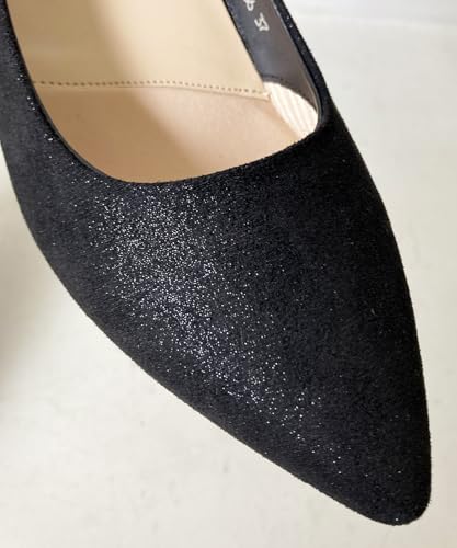 Oriental Traffic Women's Pointed Toe Pumps, Available in Large and Small Sizes, Comfortable to Walk in, Thick Cushioned Toe, Arch, and Heel, Flat, Sta