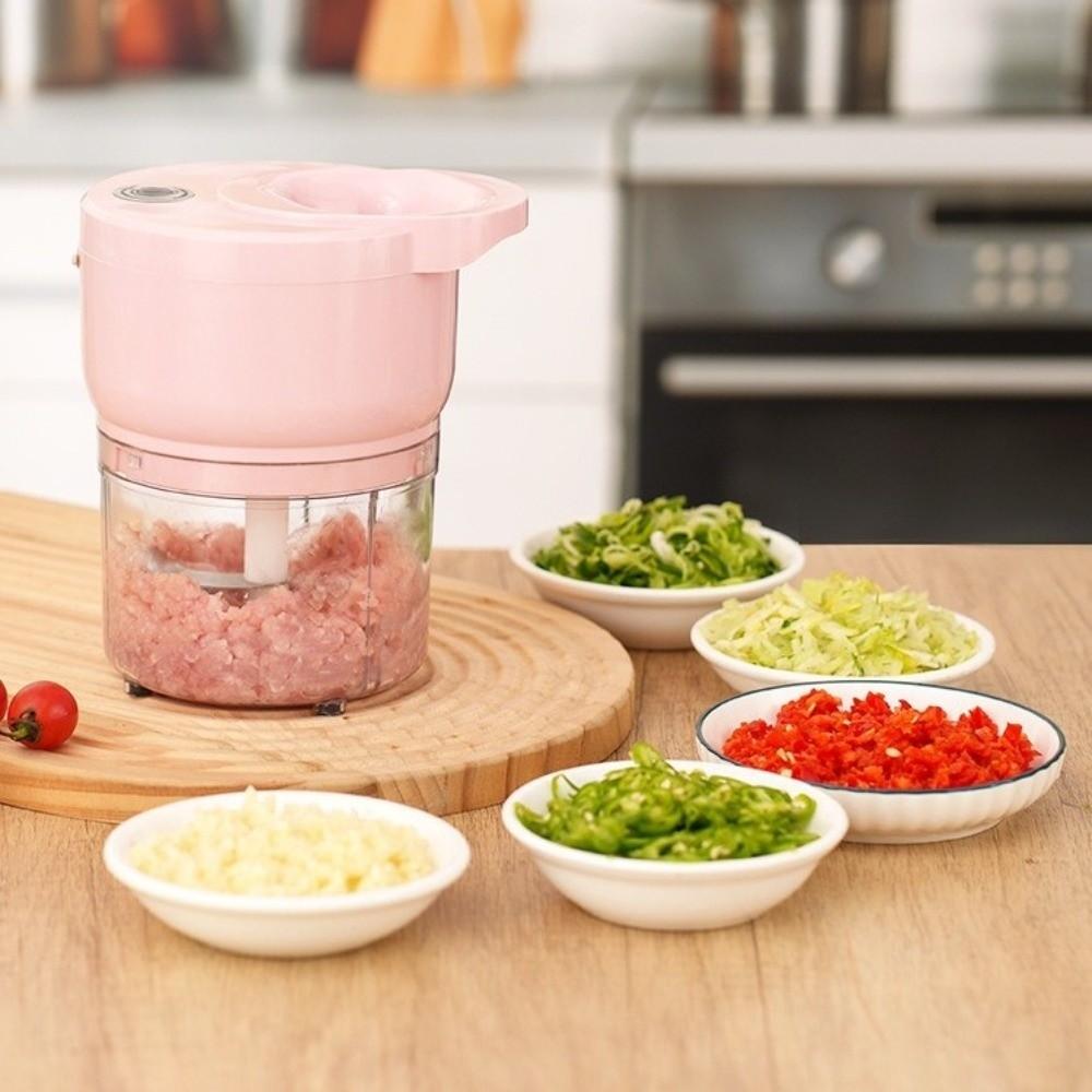Detachable Food Processor Wireless Vegetable Grinder Easy Clean Mini Meat Grinder  Apartments