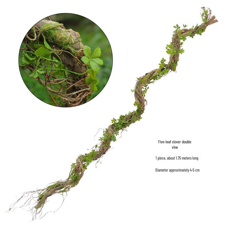 Artificial Green Plant Vines for Indoor Decoration - Forest Style Biomorphic Landscaping Tree Vines