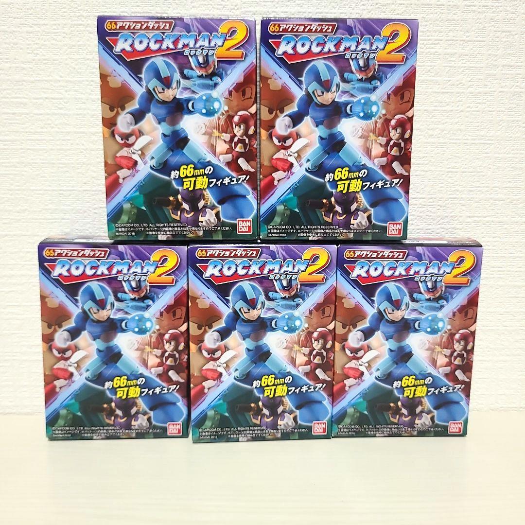

[USED] 66 Action Dash Mega Man Figures, Set of 5