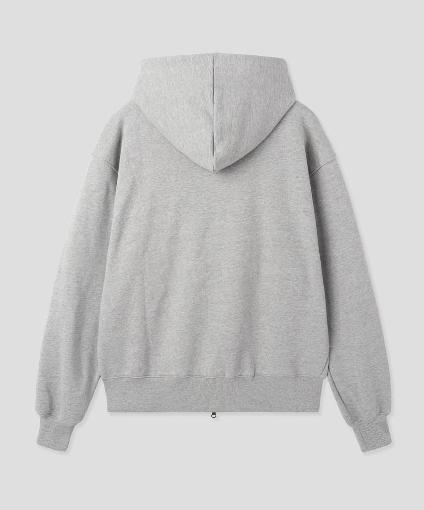 That'S It Standard Oversized 2-Way Zip-Up Hoodie_Gray