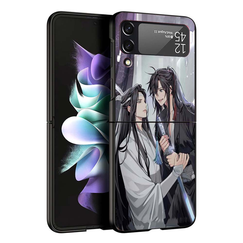 Anime Mo Dao Zu Shi Cases For Samsung Galaxy Z Flip 4 5 6 7 3 Z Flip7 Flip6 Flip4 Flip5 Flip3 5G Hard Shockproof Fundas Cover Ga